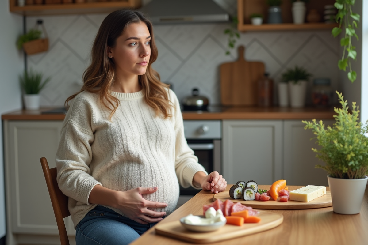 Risques de l’alimentation crue pendant la grossesse