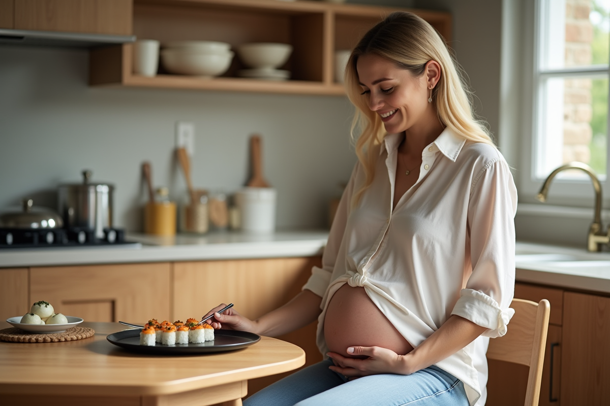 Manger des algues dans les sushis pendant la grossesse : précautions et conseils